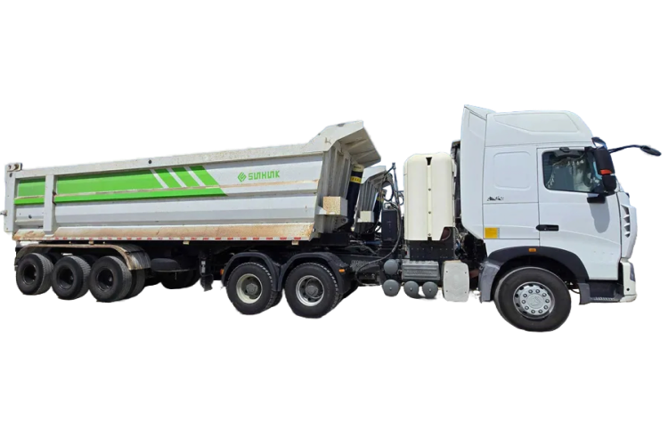 Самосвал прицеп тягач 50 тон / 40 м³